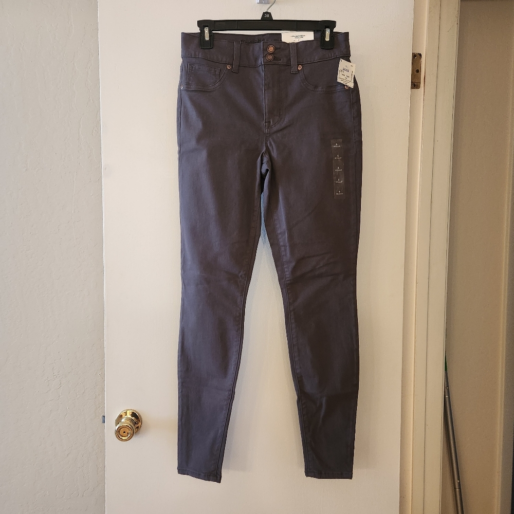 NWT Mjeans Women's Skinny Jeans - Dark Gray